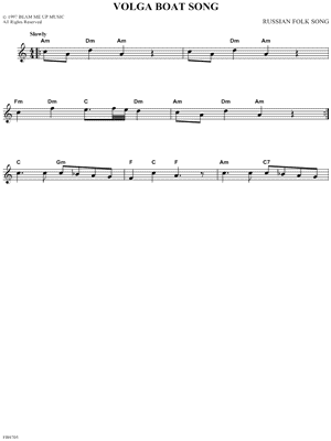 Volga Boat Song