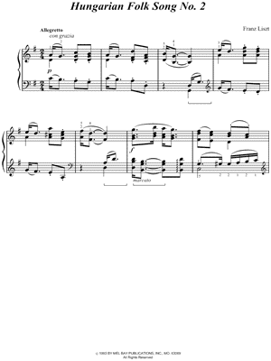 Hungarian Folk Song No. 2