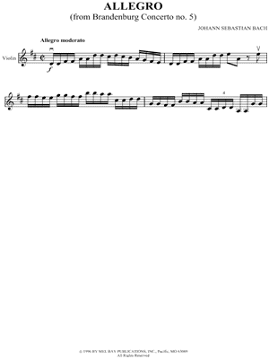 Allegro from Brandenburg Concerto no. 5