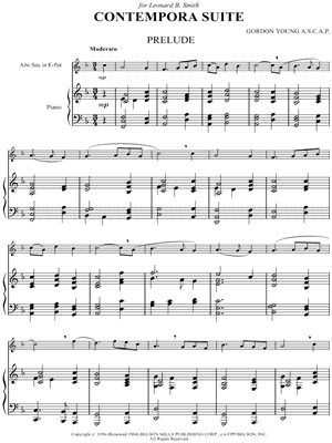 Contempora Suite by Gordon Young - Sheet Music