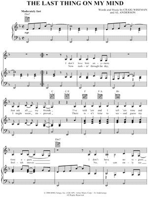 The Last Thing on My Mind