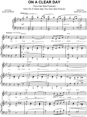 On a Clear Day (You Can See Forever)