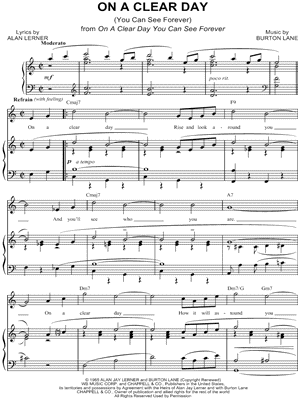 On a Clear Day (You Can See Forever)