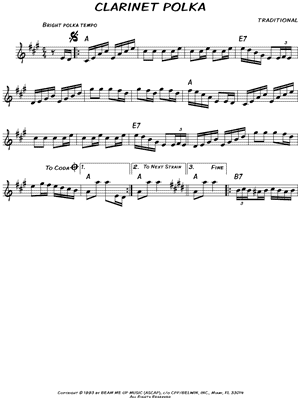 Clarinet Polka