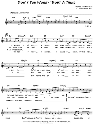 Don't You Worry 'Bout a Thing