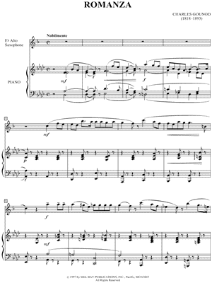 Romanza by Charles Francois Gounod - Sheet Music