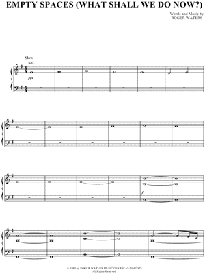 Empty Spaces (What Shall We Do Now?)