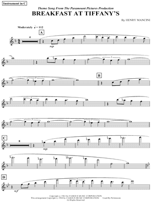 Breakfast at Tiffany's - Flute