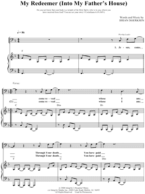 My Redeemer (Into My Father's House)