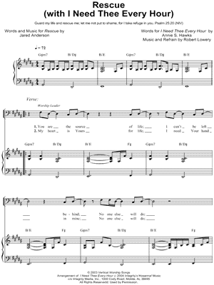 Rescue by Robert Lowery - Sheet Music