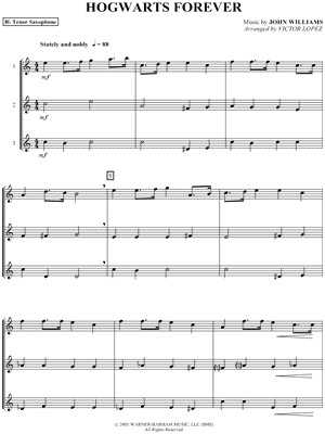 Hogwarts Forever from Harry Potter and the Sorcerer's Stone - Sheet Music