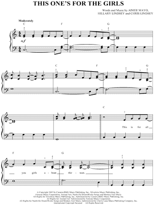 This One's for the Girls by Martina McBride - Sheet Music