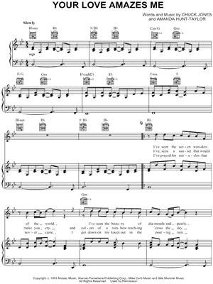 Your Love Amazes Me by John Berry - Sheet Music