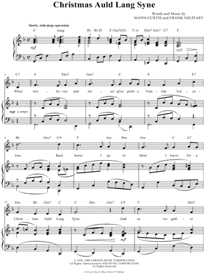 Christmas Auld Lang Syne