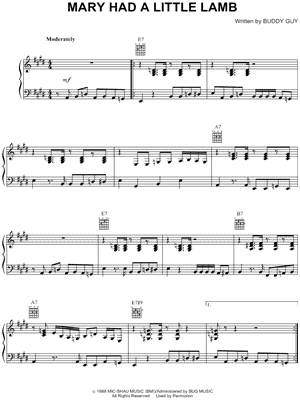 Mary Had a Little Lamb