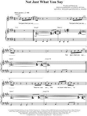 Not Just What You Say