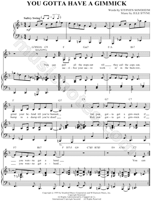 You Gotta Have a Gimmick