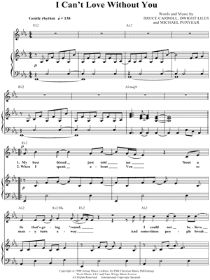 I Can't Love Without You