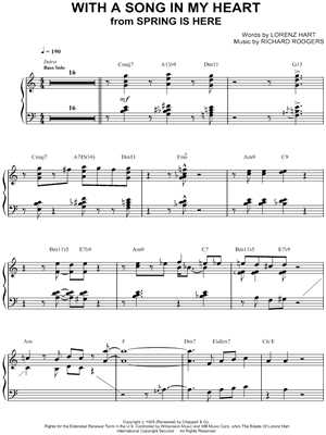 With a Song In My Heart