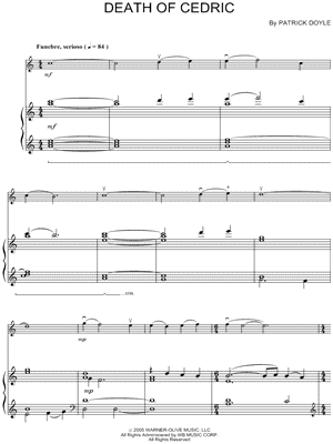 Death of Cedric - Piano Accompaniment (Strings)