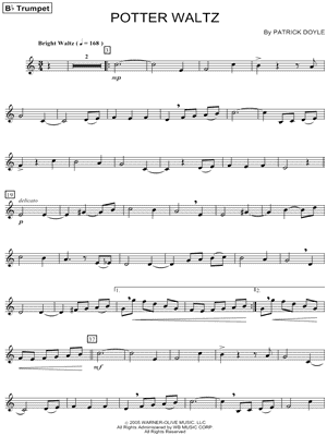 Potter Waltz - Trumpet