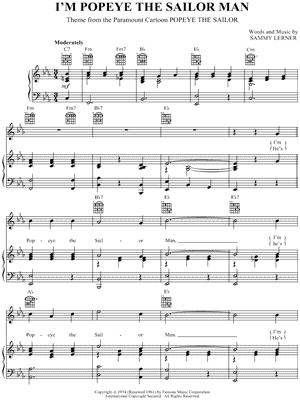 I'm Popeye the Sailor Man