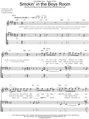 Smokin' In the Boys Room