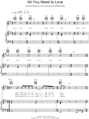 All You Need Is Love