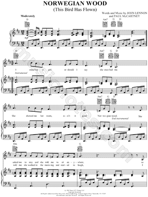 Norwegian Wood (This Bird Has Flown)