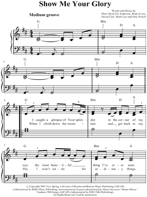 Show Me Your Glory