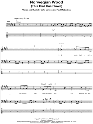 Norwegian Wood (This Bird Has Flown)