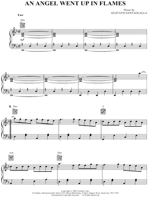 An Angel Went Up In Flames