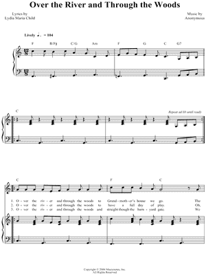 Over the River and Through the Woods