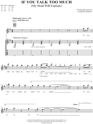 If You Talk Too Much