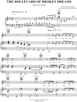 The Boulevard of Broken Dreams