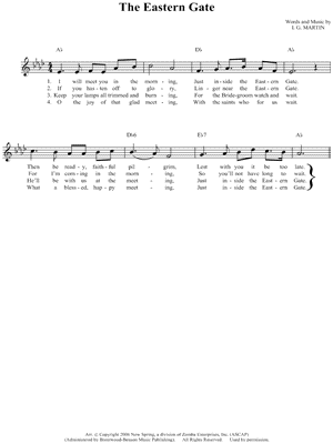 The Eastern Gate by Isaiah G. Martin - Sheet Music