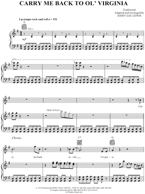 Carry Me Back To Ol' Virginia