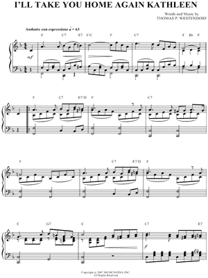 I'll Take You Home Again Kathleen