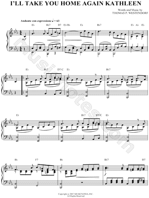 I'll Take You Home Again Kathleen