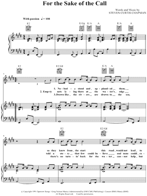 For the Sake of the Call