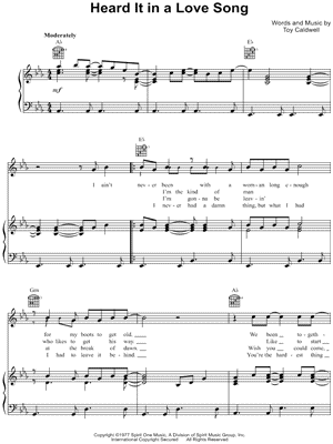 Heard It In a Love Song