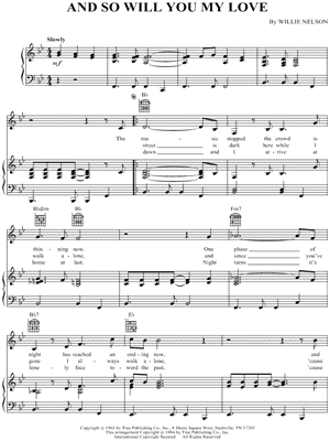 And So Will You My Love