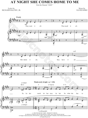 At Night She Comes Home To Me