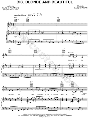 Big, Blonde and Beautiful