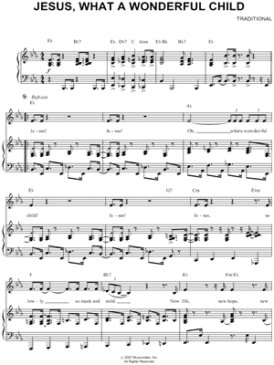 Jesus, What a Wonderful Child