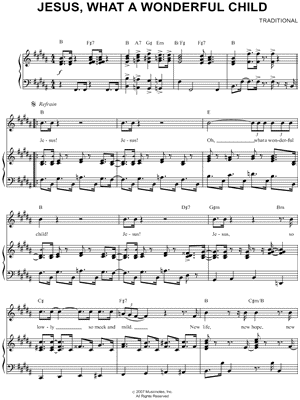 Jesus, What a Wonderful Child