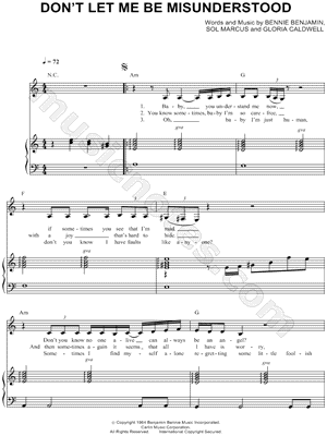 Don't Let Me Be Misunderstood