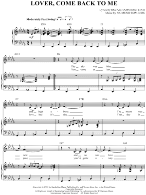 Lover, Come Back To Me