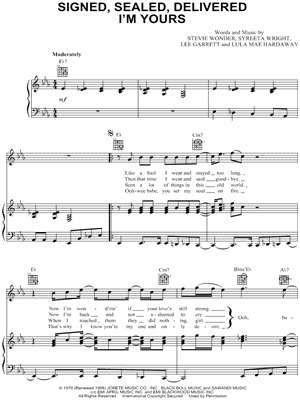 Signed, Sealed, Delivered