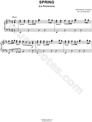 Spring from the Four Seasons (Allegro - Excerpt)